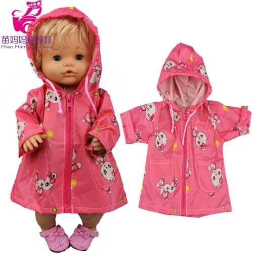 Baby doll clothes rainwear Nenuco Ropa y su Hermanita doll raincoat