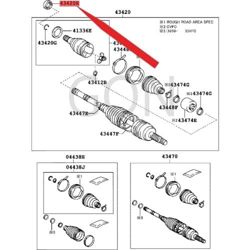 Front drive shaft left oil seal 2010-Toy ota VIT ZSC ION XDC ORO LLA SED MAT RIX half shaft oil seal gearbox oil seal