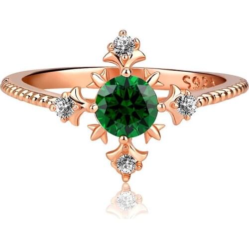 Women's Gold Rings Vsquhan China