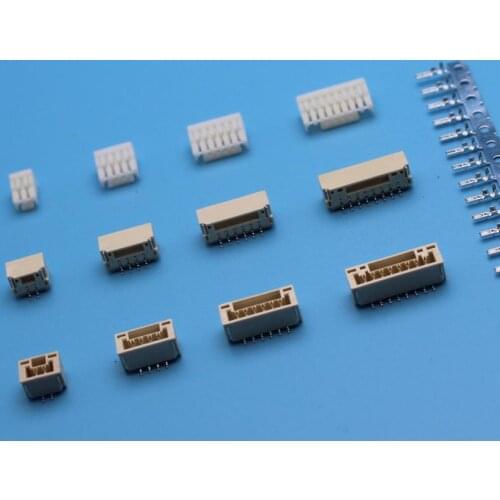 1 set space pitch1.25mm small spacing connector electronic connector AWG30-AWG28 terminals with socket