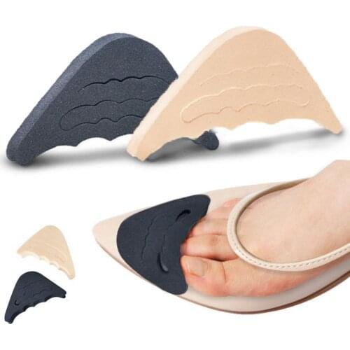 1 Pair Women High Heel Half Forefoot Insert Toe Plug Insoles Cushion Pain Relief Protector Big Shoes Toe Front Filler Adjustment