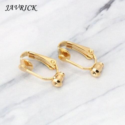 1 Pair Clip On Earring Converters No-pierced Turn Any Stud Into A Clip-On