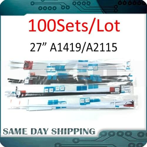100Sets/Lot New A1419 A2115 LCD Display Screen Adhesive Strip for iMac 27'' Adhesive Tape Rapair Kit Replacement 2012-2019