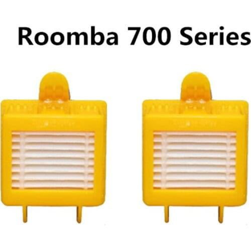 2pcs Washable Accessories Hepa Filter For irobot Roomba 700 Series 730 740 750 760 770 780 790Robotic Vacuum Cleaner Spare Part