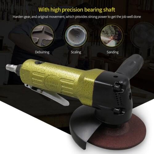 4-inch Portable Mini Professional Air Angle Grinder Polishing Grinding Machine Air Grinder with 100mm Sanding Disc