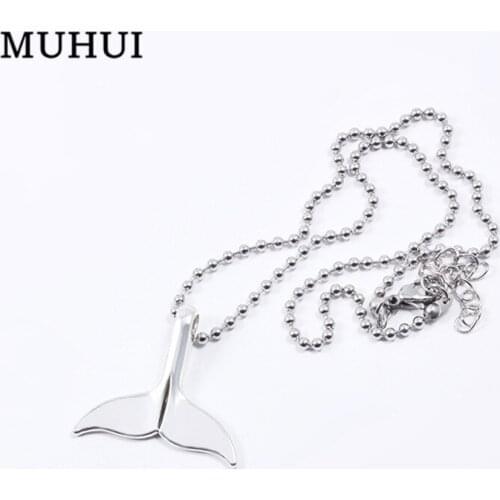 Free Shipping Kpop Star J HOPE 2019 Summer Dolphin Tail Choker Necklaces For Women Kolye Me Jewelry Collares B106