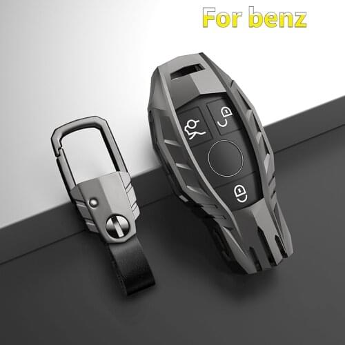 Zinc Alloy Key Case Cover Key Case Protective Shell Holder for Mercedes Benz A B R G Class GLK GLA W204 W251 W463 W176