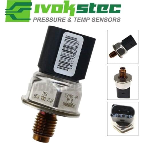 Original Fuel Rail Pressure Sensor Drucksensor For Audi Q7 A4 S4 A5 S5 A6 S6 A8 S8 4.2 TDI 059130758E 55PP09-01 059 130 758E