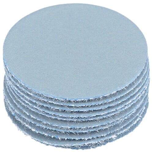 Uxcell 10pcs 1-Inch Hook and Loop Sanding Disc Aluminum Oxide Silicon Carbide 5000 Grit for Polishing Furniture, Wood, Metal