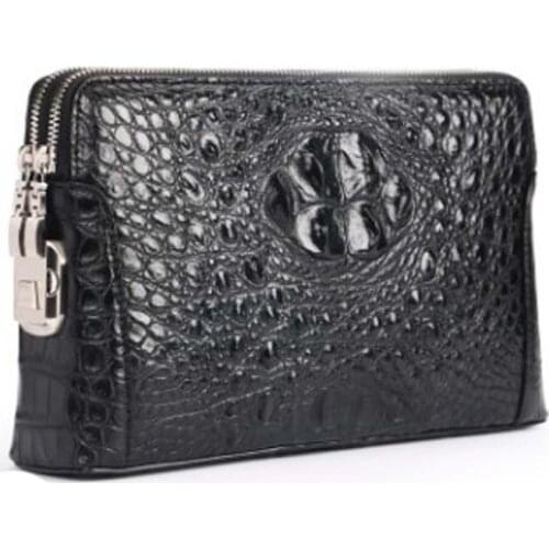Dongou men crocodile Hand bag skull business handbags Cross section men crocodile leather Hand grasp male men clutch bag