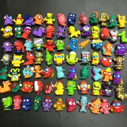10/20/30/50pcs Original Superzings Rare Gold Kactor Silver Action Figures 3CM Super Zings Collection Toys for Kids Surprise Gift
