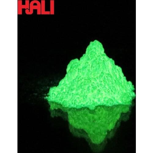 Photoluminecent pigment night glowing powder,item:HLD705,glowing color:yellow,net weight:50gram