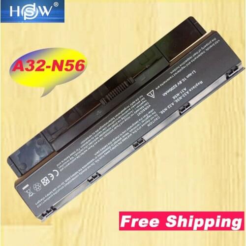 HSW A31-N56 A32-N56 A33-N56 Laptop Battery For Asus N56 N56D N56D N56DY N56J N56JK N56JN N56JR N56V N56VB N56VJ N56VM N56VV