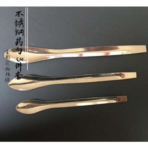 Cosmetics DIY Tool Stainless Steel Spoon 3 Pieces / Set