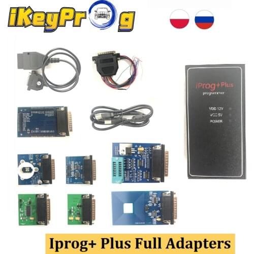 IPROG Plus 777 Support Change SN More Scripts than IPROG IMMO+Mileage Correction+Airbag with Box Reset Iprog+ Plus Full Adapters