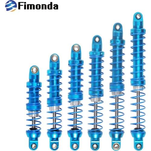 Metal Hydraulic Damper Adjustable Oil Shock Absorber 70mm-120mm for 1/10 RC Crawler SCX10 TRX4 D90 CC01Upgrade