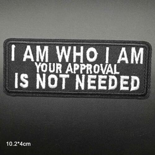 My Faith Is My Shield Vegetarian Letters Words Freedom US Theme Novelty Iron On Embroidered Clothes Patches For Clothing