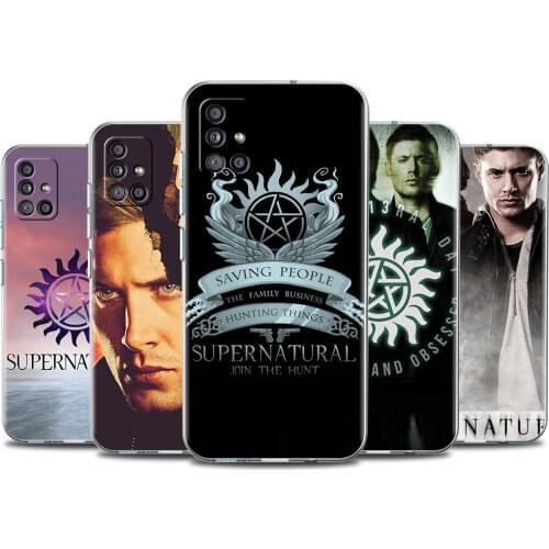 Soft Phone Case For Samsung Galaxy A51 A21s A71 A12 A31 A52 A41 A32 A02s A11 A72 A42 Clear Back Cover Funda Supernatural TV Show