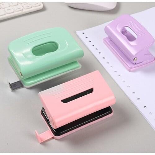 2021 New DIY Double Hole Puncher Loose Leaf Hole Punch Handmade Loose-leaf Paper Hole Puncher for Office