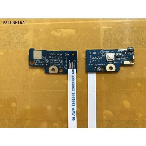 PALUBEIRA NEW laptop Power Button Board with Cable For HP pavilion 15-R 15-G 15-S 749650-001 ZS051 LS-A991P Free shipping