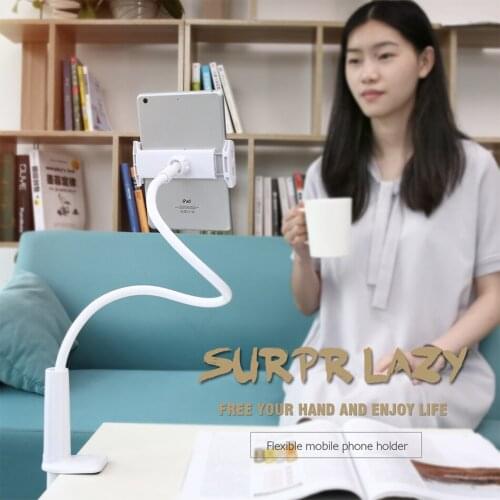 Home Office Tablet Stand Lazy Phone Holder For iPad Mini Air Adjuatable Metal Desktop Bracket Rotatable Bed Desk Tablet Holder