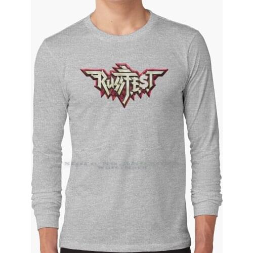 Russfest The First Annual Russ Fest Long Sleeve T Shirt 100% Pure Cotton Big Size Silicon Valley Russ Russ Hanneman Pied Piper