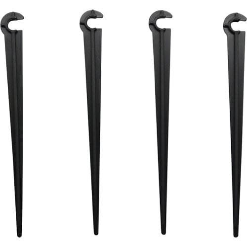 Garden Hose "C" Shape Fixed Stems Holder Irrigation Pipe Fittings for 4/7mm hose Bracket Inserting Ground 300 Pcs