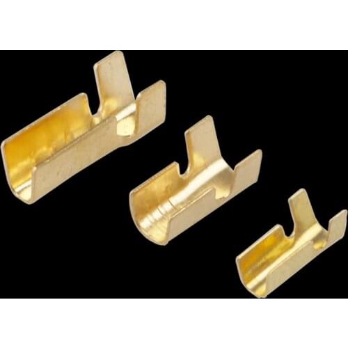 100pcs/lot 452 U-shaped terminal tab cold inserts connectors / terminal connector cable / wire cable lug,0.75-2mm2