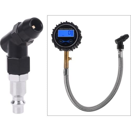 Heavy Duty Air Chuck Air Inflation Nozzle Compatible with Tire Inflators for Car Bike Motorcycles Vehicles