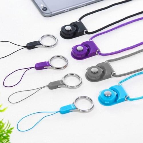 Universal Mobile Phone Neck Lanyard Finger Holder Rope Detachable Lanyard Strap Neck Hanging Rope Mobile Phone Lanyard Strap