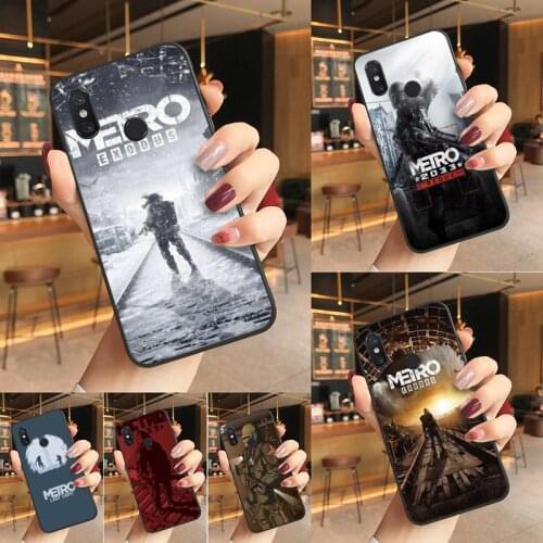 Yinuoda Game Metro 2033 Black TPU Soft Phone Case Phone Case For Redmi K20 Note 5 7 7a 6 8 Pro note 8T 9 Xiaomi Mi 8 9 SE