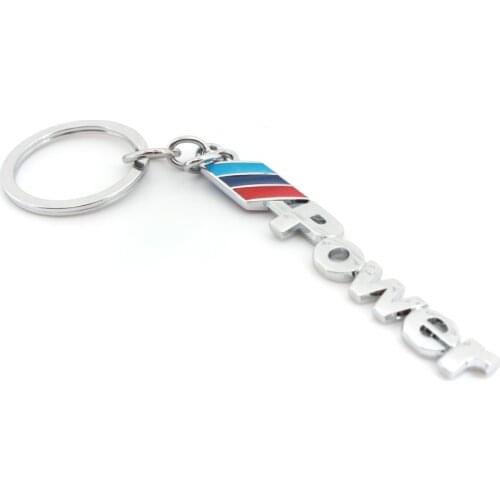 1Pcs Key Ring Auto Key Chain Car Keyring Keychain For BMW M 3 5 Power Performance X1 X3 X5 X6 E46 E39 E36 Car Styling Pendant