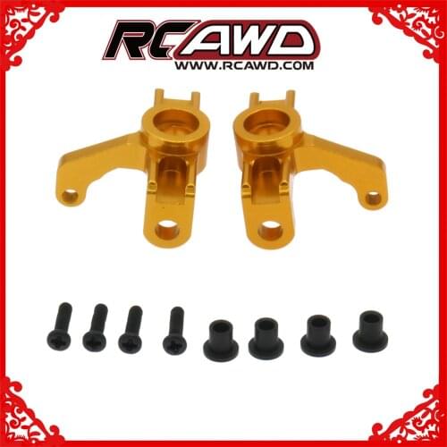2PCS RCAWD Aluminum Steering Hub Carrier For Rc Hobby Model Car 1/14 Lc Racing Full Series BE6036 Steering Blocks
