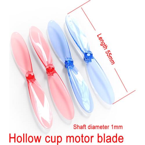 20pcs Hubsan H107L H107C H107D Propellers Spare Blade Main Props F-Cloud FC101 Propeller For RC Quadcopter 55mm Propellers