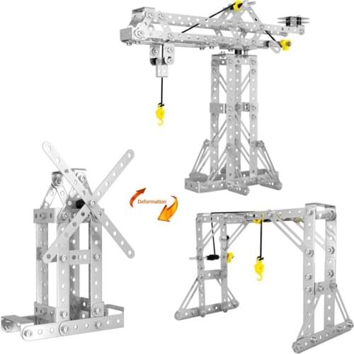 273pcs Creative Children Building Blocks Assembling Toys 3 in 1 Tower Crane Series Model Puzzle 6-10 Years Old Christma Gifts