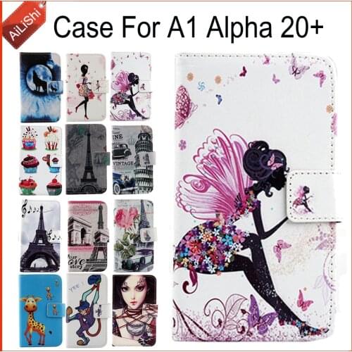 AiLiShi Case For A1 Alpha 20+ Luxury Flip PU Painted Leather Case Exclusive 100% Special Phone Cover Skin+Tracking