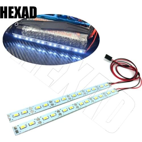 24 LED Chassis Light Aluminum LED Strip 6V For 1/10 1/8 Remote Control Car Tracked Car Parts Accessories