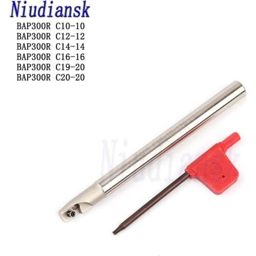 BAP300R C10 C12 C15 C16 C19 C20 1Pcs Milling Holder BAP300R C10-10 C12-12 C16-16 C14 Milling Cutter Arbor For APMT1135 inserts