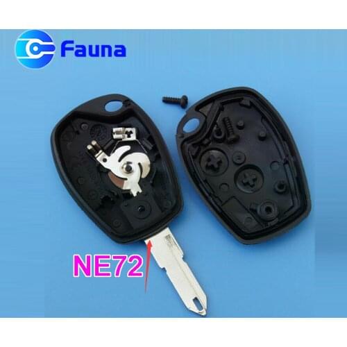 2Button 3 Button Remote Control Key House Case Shell Carcasa For Renault NE72 Blade