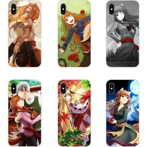 For Xiaomi Redmi Note 3 4 5 6 7 8 Pro Mi Max Mix 2 3 2S Pocophone F1 Anime Spice and Wolf Accessories Phone Cases Covers