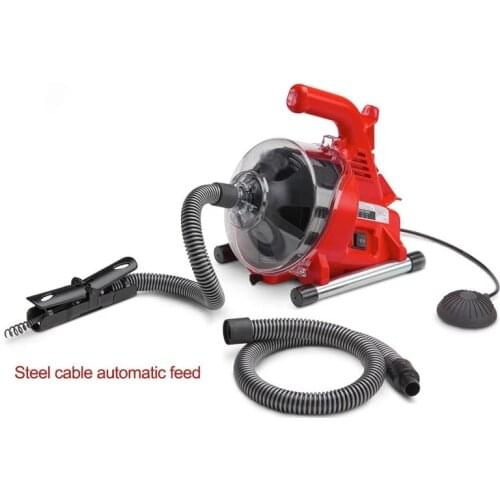 Dredging toilets Pipe dredger sewer household electrical pipe dredging machine toilet kitchen block artifact tool