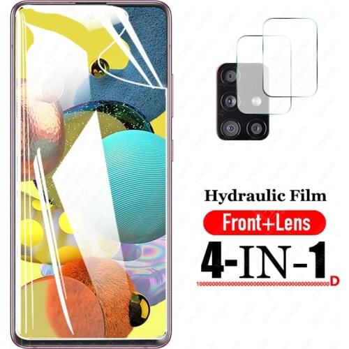 999D Hydrogel Film for Samsung Galaxy A51 5g Screen Protector Protective Camera Lens Tempered Glass for Samsung A515g A516 A515