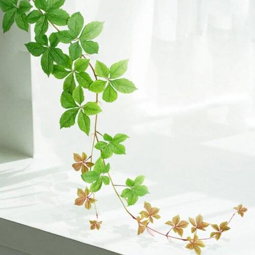 Pastoral Style Artificial Ivy Vine Simulation Hanging Plant Rattan for Wedding Decoration