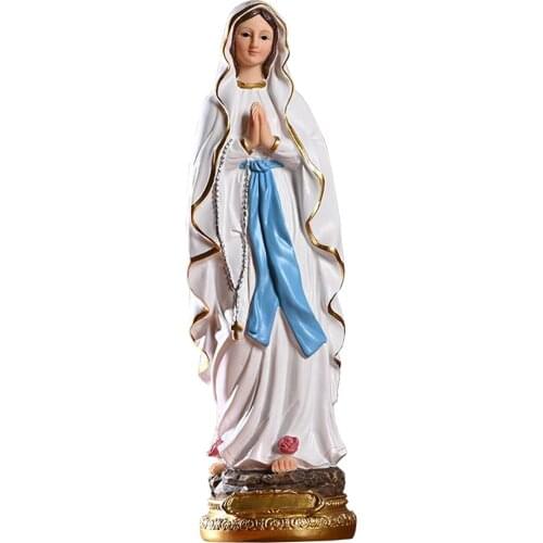 Catholic Plastic Mary Statue ,Madonna Handmade Virgin Mary Statue, Jesus Christmas Home Decoration ,Christmas Gift