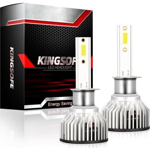 2Pcs F2 Mini 6000K 4300KH4 H7 H11 Car LED Headlight Kit 80W 20000LM/Set H1 H3 H8 9005 HB3 9006 HB4 6500K Bulbs Car Accessories