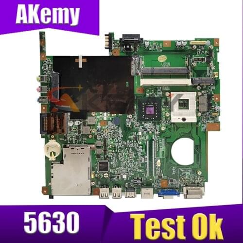Akemy Laptop motherboard For ACER Aspire 5630 5630g 5230 5320 5730 5730G Mainboard MBTRC01001 07245-1M 48.4Z401.01M GM45