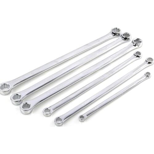 Mintiml™ 6Pcs/Set 23/40cm Long Metal Box End Combination Wrench Chrome Vanadium Steel