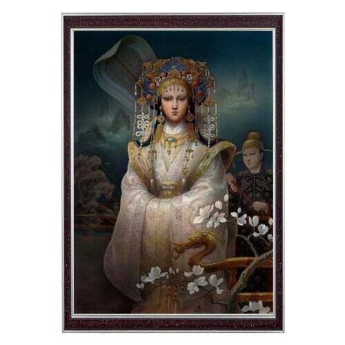 Embroidery People 14CT unprinted Quality Counted Cross Stitch Kit Handmade Set Image Turandot home decor art Wall Decoration