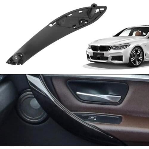 Car Inner Handle Door Panel Pull Trim Cover Black Front Rear Left/Right Interior Door Handles For BMW F30 F80 F31 F32 F34 F35