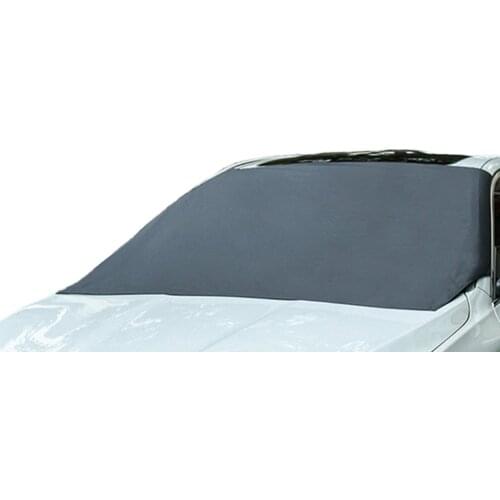 New Car Front Windshield Snow Cover Anti-Frost Cover Half Cover Car Clothing Magnetic Front Protection Cover Magnet Snow File